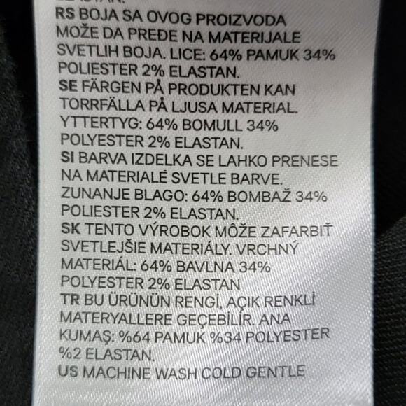 H&M Divided Folded Cuff Black Denim Shorts - Picture 11 of 12